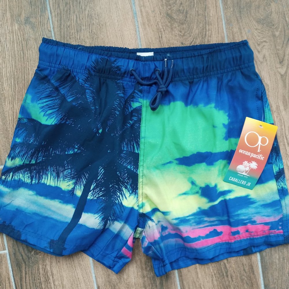Ocean Pacific Board Shorts - "Blue Sunset"